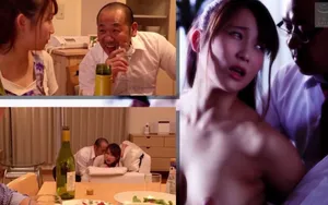 Gã quản lý khốn nạn gạ xoạc cô vợ nhân viên ngay trước mặt rồi còn dọa đuổi việc